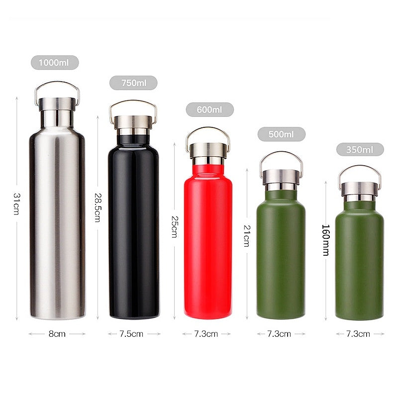 Stainless steel sports bottle